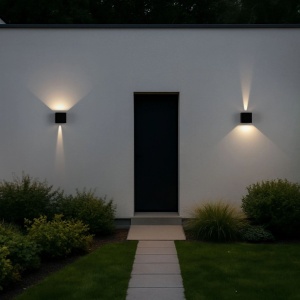 Aplica LED exterior iluminat arhitectural IP65 CONOR negru