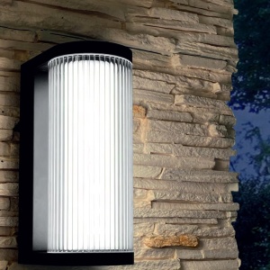Aplica LED iluminat exterior IP65 GANT negru - Img 2
