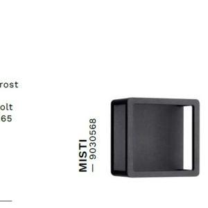 Aplica LED iluminat exterior modern IP65 MISTI 229497 universul-luminii.ro