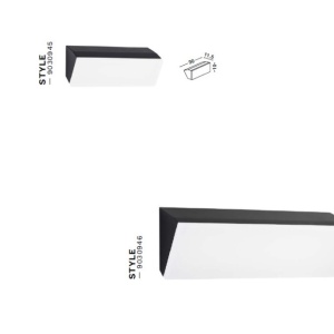 Aplica LED iluminat exterior modern IP65 STYLE L-60cm 236677 universul-luminii.ro