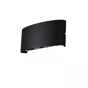 Aplica LED moderna de exterior ambientala IP54 GINNA 3 neagra ZZ AZ3484