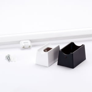 Aplica LED moderna tip tub VISAGIST negru 235397 universul-luminii.ro