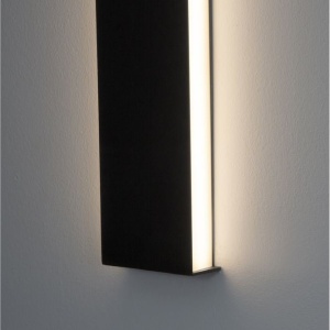 Aplica LED pentru baie cu protectie IP44 SELINE negru L-120cm 205347 universul-luminii.ro