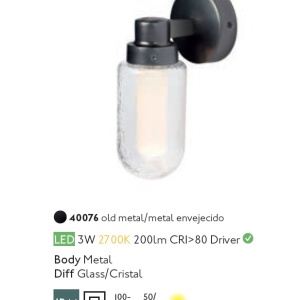Aplica LED pentru baie design minimalist IP44 BRUME 189667 universul-luminii.ro