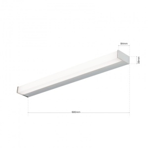Aplica LED pentru oglinda baie, MARILYN 57cm, crom 197157 universul-luminii.ro