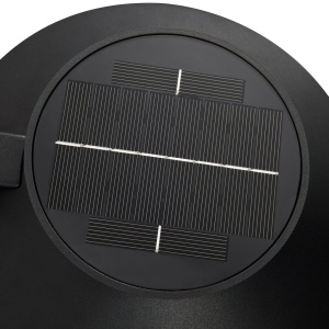 Aplica LED solara de exterior cu senzor de miscare IP44 Justina negru 219597 universul-luminii.ro