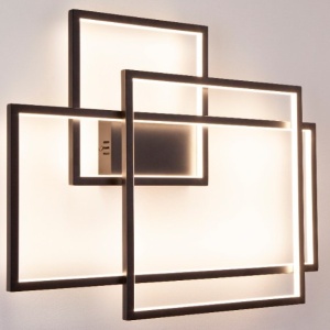 Aplica LED XXL dimabila design modern GEOMETRIC negru 169147 universul-luminii.ro