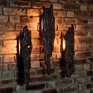 Aplica lumina ambientala design scoarta de copac din aluminiu turnat WL 3661, 74cm 49247 universul-luminii.ro