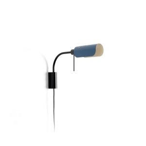 Aplica metal stil retro abajur ajustabil MARTINICA S negru, blue - Img 3