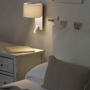 Aplica moderna cu reader LED FOLD White 64304 83337 universul-luminii.ro