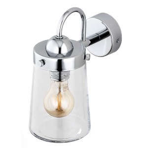 Aplica moderna design elegant PASADENA crom/transparent - Img 3