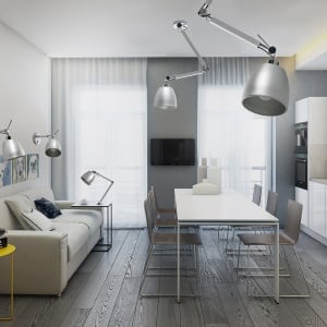 Aplica perete directionabila design modern ZYTA S ALU aluminiu 69627 universul-luminii.ro