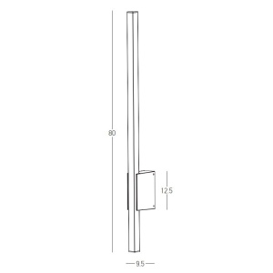Aplica perete exterior iluminat ambiental LED IP65 SILA - Img 4