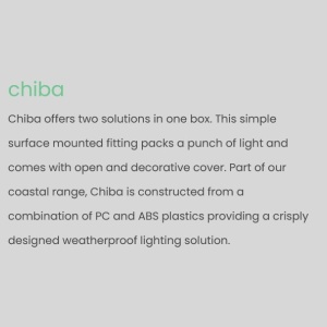 Aplica perete exterior IP65, 2 capace decorative Chiba - Img 5