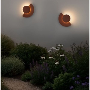 Aplica perete exterior lumina indirecta IP54 LED 3000K Gloo corten - Img 7