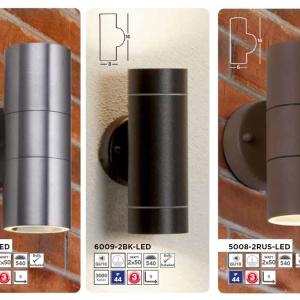 Aplica perete exterior Up and Down IP44 Metro 110987 universul-luminii.ro