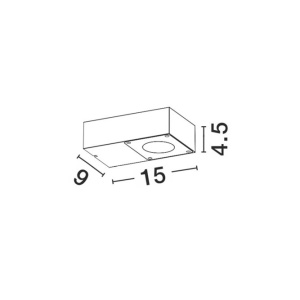Aplica perete LED ambientala de exterior IP54 APOLLO NVL-713411 79117 universul-luminii.ro