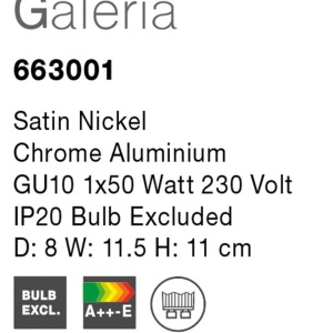 Aplica perete moderna cu spot Galeria NVL-663001 78837 universul-luminii.ro