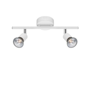 Aplica perete / tavan moderna cu spoturi Base alba 2L NVL-661002
