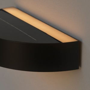 Aplica solara cu senzor de miscare, protectie IP44, Monay Round negru 244247 universul-luminii.ro