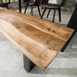 Banca industrial style Iron Craft mango natur, 170cm A-38666 VC - Img 5