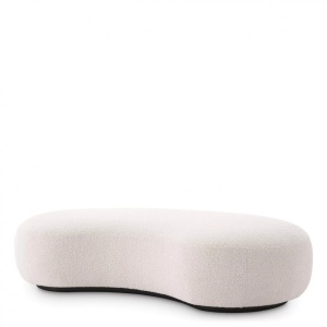 Bancheta design modern LUX Bjorn, boucle crem 115574 HZ