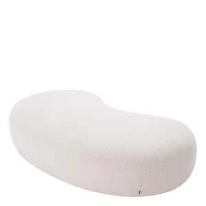 Bancheta design modern LUX Bjorn, boucle crem 115574 HZ - Img 5