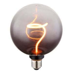 Bec decorativ fumuriu LED E27 4W 140lm 1800K