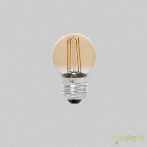 BEC LED E27 dimabil cu filament 4W G45 2200K lumina calda 17493 64307 universul-luminii.ro