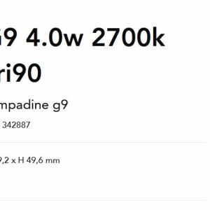 Bec LED, G9 4W 2700k cri90 166507 universul-luminii.ro