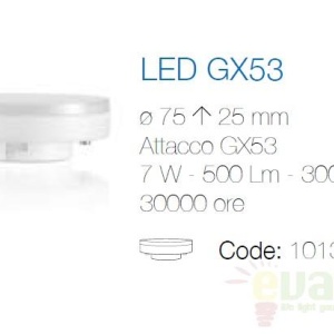 Bec LED GX53 7W 101385 67437 universul-luminii.ro
