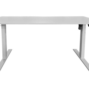 Birou cu inaltime reglabila electrica WHITE DESK 140cm - Img 4