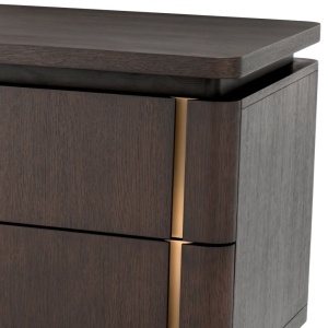 Birou design LUX Modesto, Mocha oak - Img 5