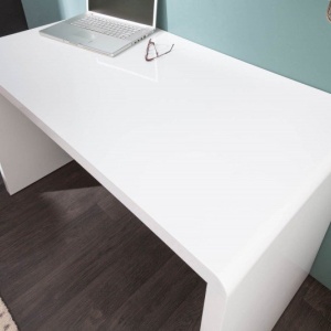 Birou modern alb, simplu si elegant, Fast Trade 120cm - Img 4