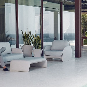 Canapea de exterior / interior design modern premium PEZZETTINA SOFA 56011 Vondom - Img 2