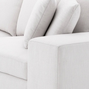 Canapea design elegant LUX Vista Grande alb 112565 HZ - Img 4
