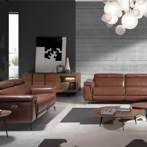 Canapea design italian, 2 locuri, functia relaz, Alfredo - Img 2