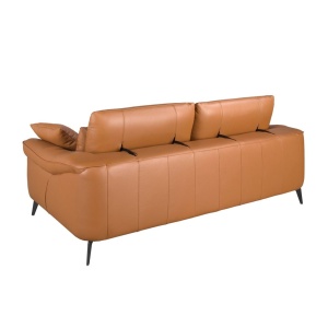 Canapea design LUX 3 locuri Brown Leather - Img 9