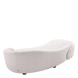 Canapea design LUX cu spatar rotunjit Rivolo, Lyssa off-white - Img 6