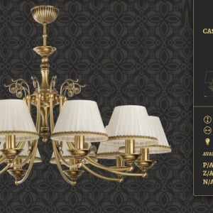 Candelabru 10 brate design clasic realizat manual CASAMIA - Img 2