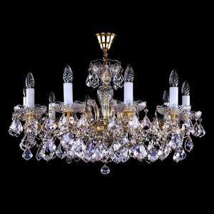 Candelabru 10 brate design LUX Cristal Bohemia Exclusive MARIA TEREZIA 45