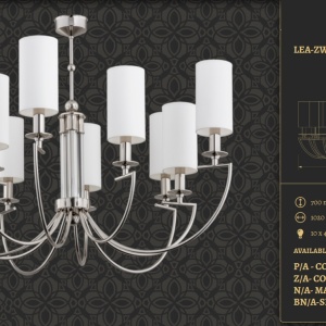 Candelabru 10 brate elegant design clasic realizat manual Lea - Img 2