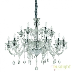 Candelabru 15 brate, diametru 95cm COLOSSAL SP15 TRASPARENTE 114170 - Img 1