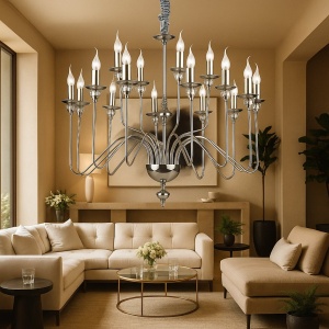 Candelabru 16 brate crom diam. 90cm ARTU SP16 073149