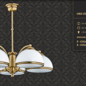 Candelabru 5 brate design clasic realizat manual OBD - Img 2