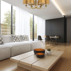 Candelabru 6 brate design clasic realizat manual Decor - Img 2