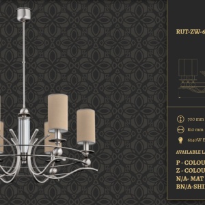 Candelabru 6 brate elegant design clasic Ruta - Img 2