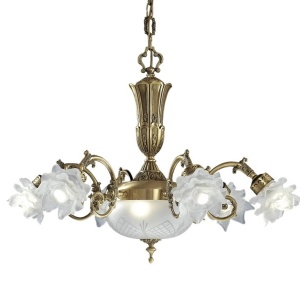 Candelabru 6 brate LUX design clasic realizat manual Michela