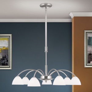 Candelabru 7 brate elegant design modern OPALDESIGN, satin - Img 2