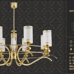 Candelabru 8 brate elegant design clasic Ruta - Img 2
